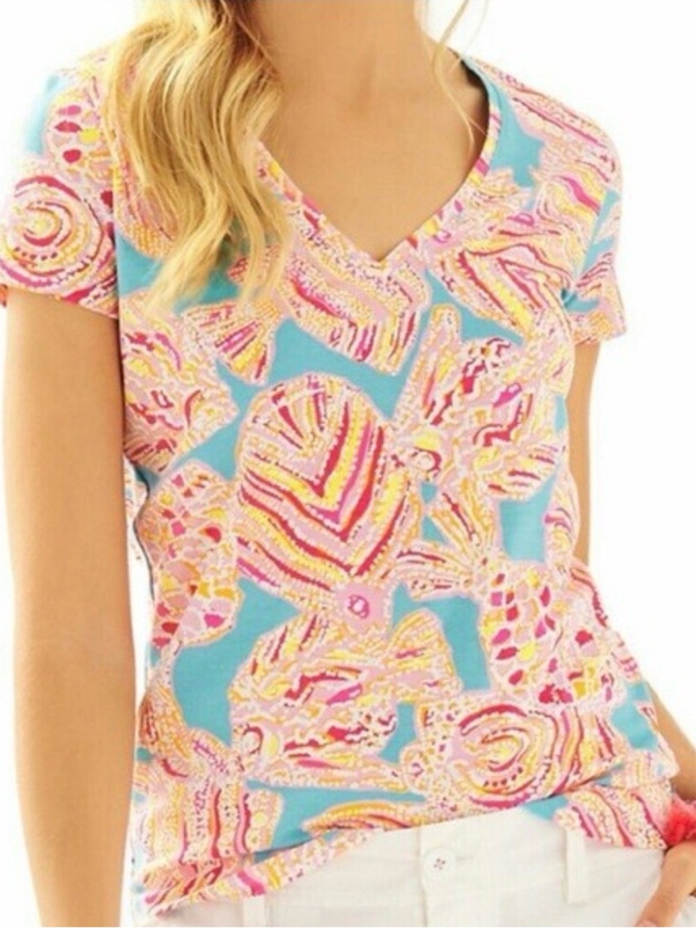 Lily Pulitzer Michelle V-Neck Top